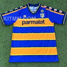 2002/2003 Parma Home Yellow Retro Soccer Jersey