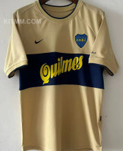 2000 Boca Third Gold Retro Soccer Jersey