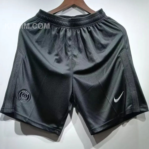 2017/18 PSG Third Black Retro Shorts Pants