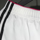 2014/2015 RM Home White Retro Player Version Shorts Pants 球员版