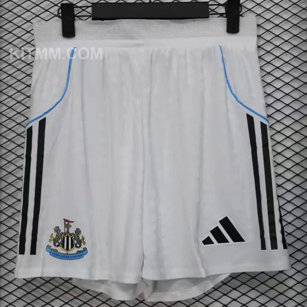 2025/26 Newcastle White Player Version Shorts Pants 球员版