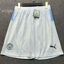 2025/26 Man City White Shorts Pants