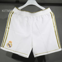 2011/2012 RM Home White Retro Player Version Shorts Pants 球员版