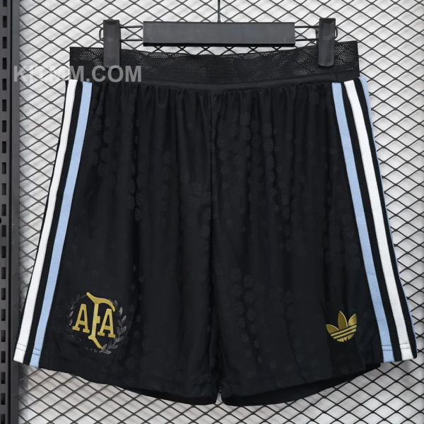 2024/25 Argentina 50th Anniversary Player Version Black Shorts Pants 球员版