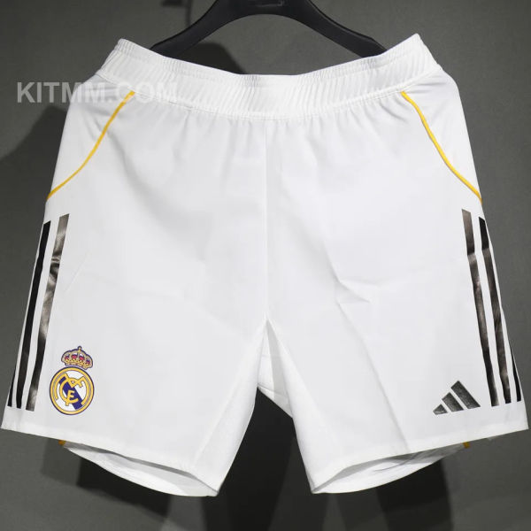 2025/26 RM Home White Player Version Shorts Pants  (A+球员版)