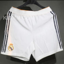 2013/2014 RM Home White Retro Player Version Shorts Pants 球员版
