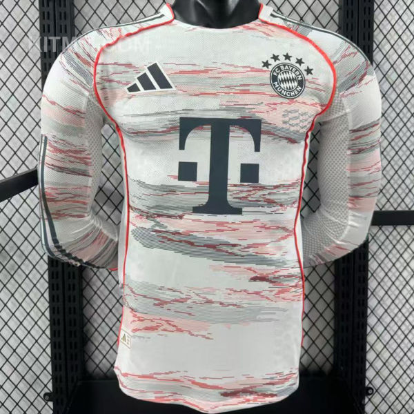 2025/26 BFC Away Player Version Long Sleeve Soccer Jersey