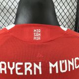 2025/26 BFC Home Red Player Version Long Sleeve Soccer Jersey