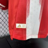 2025/26 BFC Home Red Player Version Long Sleeve Soccer Jersey