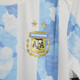 2021 Argentina Home Player Version Retro Soccer Jersey