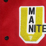 2025/26 M Utd Red Baseball Cotton Jacket