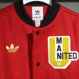 2025/26 M Utd Red Baseball Cotton Jacket