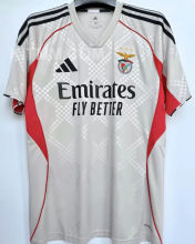 2025/26 Benfica 1:1 Quality Away Grey Fans Soccer Jersey
