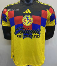 2025/26 Club America Home Player Version Soccer Jersey 背后广告黑色