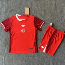 2024/25 Canada Home White Kids Soccer Jersey