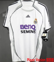2006/07 RM Home Retro Player Version Soccer Jersey