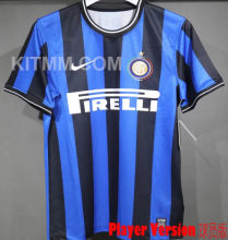 2009/10 In Milan Home Retro Player Version Soccer Jersey球员版