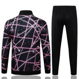 2025/26  PSG Black Jacket Tracksuit 喷墨