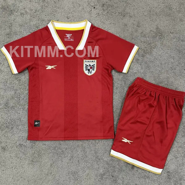 2025/26 Panama Home Red Kids Soccer Jersey