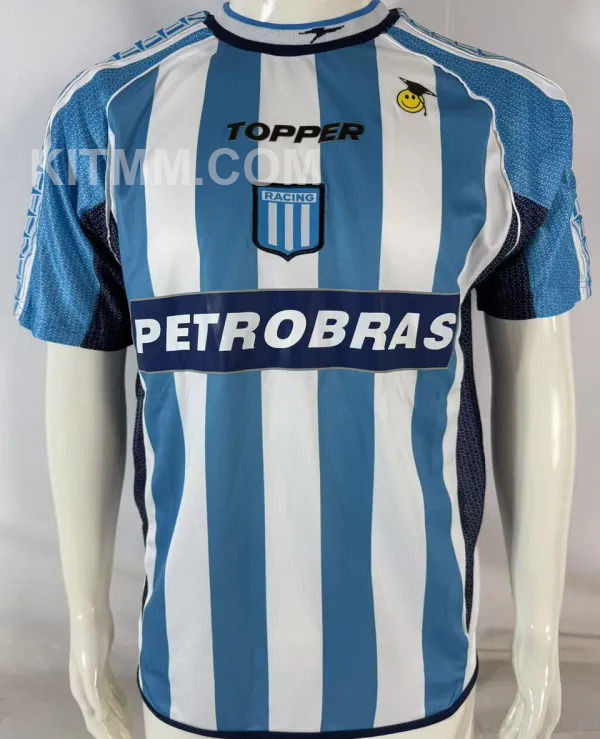 2002/2003 Racing Home Retro Soccer Jersey