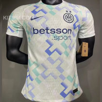 2025/26 In Milan Away White Player Version Soccer Jersey