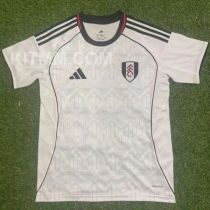 2025/26 Fulham Home White Fans Soccer Jersey