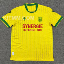 2025/26 Nantes Home Yellow Fans Soccer Jersey