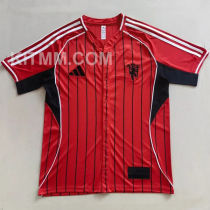 2025/26 M Utd Red Baseball T-Shirt