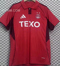 2025/26 Aberdeen Home Red Fans Jersey 阿伯丁/ 阿拉丁