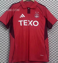 2025/26 Aberdeen Home Red Fans Jersey 阿伯丁/ 阿拉丁