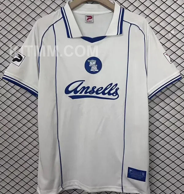 1984/1985 Birmingham Away White Retro Soccer Jersey