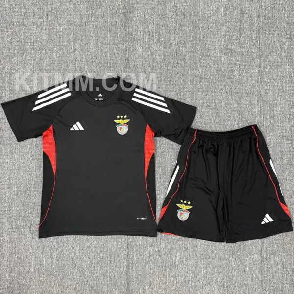 2025/26 Benfica Black Kids Soccer Jersey