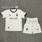 2025/26 Monchengladbach Home White Kids Soccer Jersey