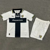 2025/26 Parma Home White Kids Soccer Jersey