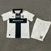 2025/26 Parma Home White Kids Soccer Jersey