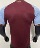 2025/26 Aston Villa Home Player Version Soccer Jersey