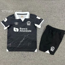2025/26 CD Olimpia Third Black Kids Soccer Jersey 洪甲奥林匹亚