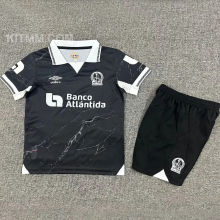 2025/26 CD Olimpia Third Black Kids Soccer Jersey 洪甲奥林匹亚
