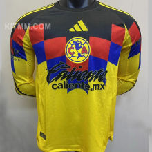 2025/26 Club America Home Player Version Long Sleeve Soccer Jersey 长袖