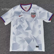 2025/26 U.S Home White Fans Soccer Jersey 无星