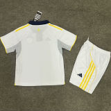 2025/26 Al Nassr 4TH White Kids Soccer Jersey