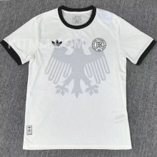 2025/26 Germany 125Th Special Edition White Fans Jersey 胸前有暗纹