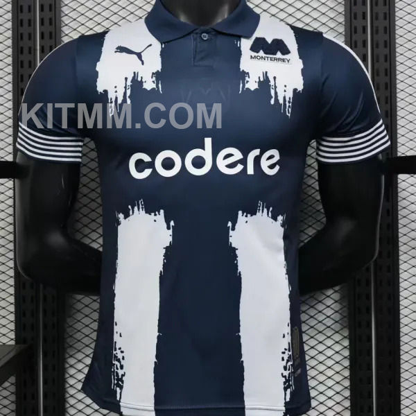 2025/26 Monterrey 80Th Anniversary Edition Player Version Soccer Jersey 胸前队微是M