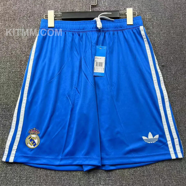 2025/26 RM Third Blue Fans Shorts Pants
