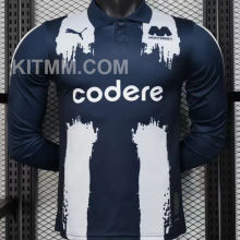 2025/26 Monterrey 80Th Anniversary Edition Player Version Long Sleeve Soccer Jersey 胸前队微是M长袖