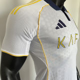 2025/26 Al Nassr 4TH White Player Version Soccer Jersey