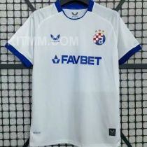 2025/26 Dinamo Zagreb Away White Fans Soccer Jersey   萨格勒布迪纳摩