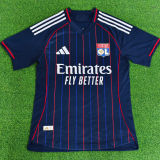 2025/26 Lyon Away Player Version Soccer Jersey