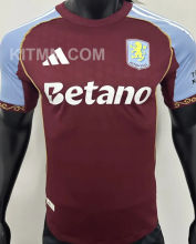 2025/26 Aston Villa Home Player Version Soccer Jersey