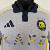 2025/26 Al Nassr 4TH White Player Version Soccer Jersey